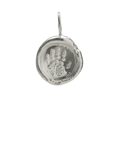 Organic Handprint Keepsake Pendants